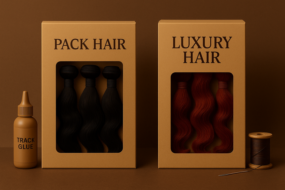 Hair Type: Difference between Pack Hair and Luxury Hair